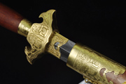 乾隆佩剑|花纹钢烧刃（LJG-2096）