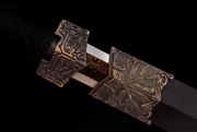 新饰纹八面汉剑|百炼钢（LJG-2335） 人气指数：3612