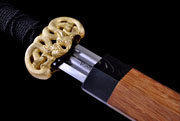 亮铜装櫑具汉剑|锰钢（LJG-2368）