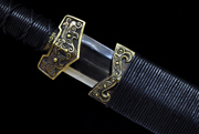 羽毛纹烧刃战国剑（LJG-2188） 人气指数：5340