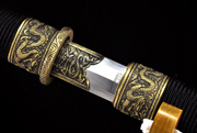 龙装环首剑|百炼花纹钢（LJG-2600） 人气指数：3633