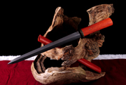 红木短剑|百炼花纹钢（LJG-2638） 人气指数：3418