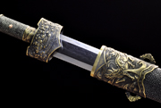 上古帝王剑-经典版|百炼花纹钢（LJG-2707） 人气指数：2589