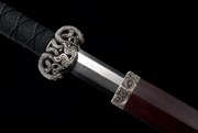 天铁系列之极品银装櫑具剑—孤品（LJG-2817）  人气指数：3197
