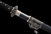 周强刀剑作品-唐将唐刀-白铜透雕典藏版（LJG-3523） 人气指数：328