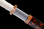 周强刀剑作品-素装大漆鞘楚剑-珍藏版（LJG-2920） 人气指数：365